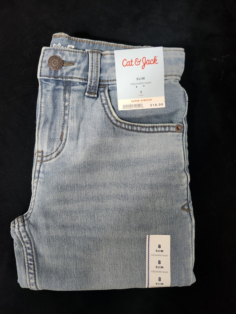Cat & Jack Light Blue Slim Jeans